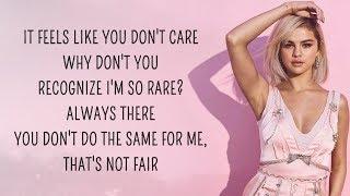 Selena Gomez - Rare (Lyrics)