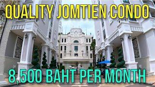 BEST VALUE JOMTIEN PATTAYA MODERN QUALITY CONDO 8,500 BAHT PER MONTH REVIEW - ESPANA RESORT