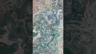 Abstract map acrylic painting