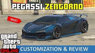 Pegassi Zentorno (Lamborghini Sesta Elemento/Veneno) Best Customization & Review (GTA 5 Car Review)