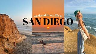 weekend in my life living in san diego | baseball game, beach day, thrifting