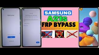 SAMSUNG A21s FRP UNLOCK BYPASS | WITHOUT PC | latest Security | Google Account Bypass | ANDROID 13