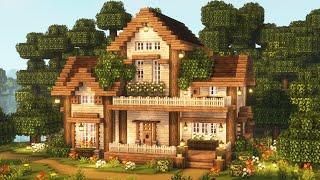 [Minecraft]  Aesthetic Cozy House Tutorial / Cottagecore / Mizuno's 16 Craft Resource Pack