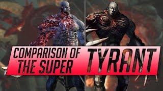 Mr X Resident Evil 2 Remake Super Tyrant Comparison - (RE2 Remake Mr X Analysis)