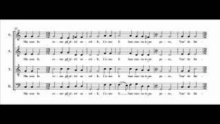 Josquin - El Grillo (score + audio + lyrics)