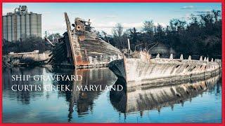 Ship Graveyard by Drone