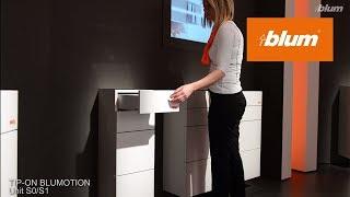 Blum at interzum 2017 - TIP-ON BLUMOTION