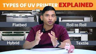 Flatbed, Roll to Roll, Hybrid and Textile UV printer explained (Featuring JHF UV Printers)