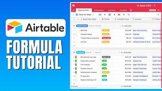 How To Use Formulas In Airtable - Formulas Airtable Tutorial