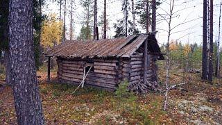 Сплав по северным рекам. Один в тайге. Нежилые посёлки и деревни. Таёжные избы. Заброшенная УЖД