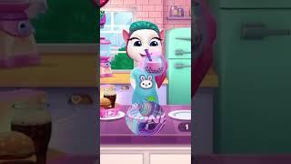 Никогда НЕ ДАВАЙ ГОВОРЯЩЕЙ АНДЖЕЛЕ ОТРАВЛЕННЫЙ СМУЗИ! - Talking Angela #shorts