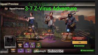 Doomsday Last survivors Z-Virus Adventure 3-7 challenge mode how to complete 1-1 to 8-10 coming