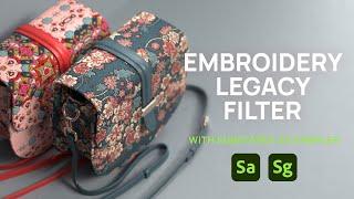 Embroidery Legacy Filter in Substance 3D Sampler