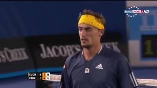 Roger Fed R Vs Alexander Kudryavtsev R1 Australian Open 2012 Highlights