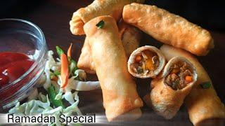 Veg Spring Rolls Recipe || Spring Rolls for Ramadan || Yummy n Easy