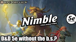 13 reasons why Nimble 5e is better than D&D 5e - RPG Preview