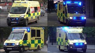 Ambulances responding with siren and lights for 1 hour | The 1st Collection