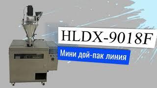 Мини дой-пак линия со шнековым дозатором для пакетов с зип-локом HLDX-9018F