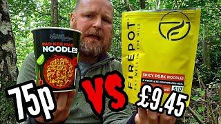 Is 75p to cheap for a camping meal?
