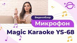 Микрофон Karaoke YS-68 - лучший подарок для юного вокалиста.