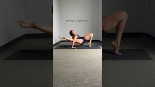 Yoga Tips/ Shiva pose #stretch #yogaposes #yoga #flexibility #tutorial #yogapractice #yogaforall