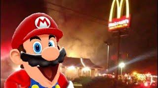 Mario Gets Breakfast At McDonald's