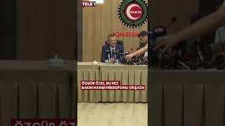 Özgür Özel bu kez de Ekol TV'nin mikrofonunu okşadı! "Seviyorum..."