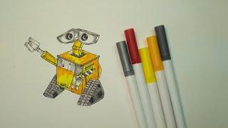 Как нарисовать ВАЛЛ-И /HOW TO DRAW  WALL-E