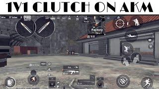 1V1 CLUTCH ON AKM//SHORT//GT gaming beast.....