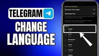 How To Change Language In Telegram | iOS & Android