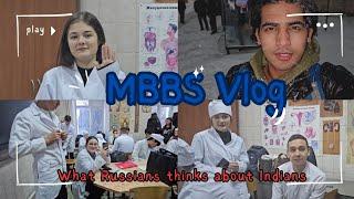 *MBBS VLOG* what Russians  thinks about Indians  ft. 2nd Year MBBS Student #mbbs #neet2025 #vlog