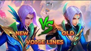 MLBB LING NEW VS OLD VOICE LINES 