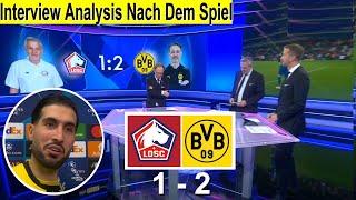 Lille 1 vs 2 Dortmund Analysis Interview Nach Dem Spiel12/03/2025