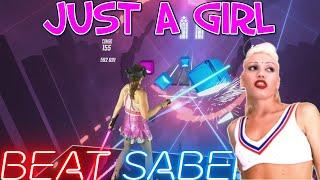 Beat Saber || Just A Girl – No Doubt (Expert+) First Attempt || Mixed Reality