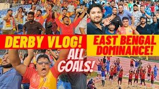 East Bengal vs Mohunbagan VLOG!  All GOALS!  The Kolkata Derby! ️