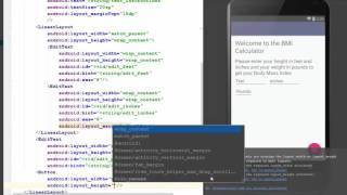 Create an Android BMI Calculator App Part 1