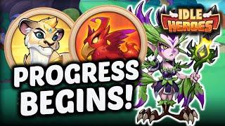 Choosing pets and gaining power! - Episode 2 - The IDLE HEROES F2P Series