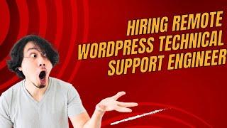 Remote WordPress Technical Support Engineer job at aThemes | Open to people anywhere in the world