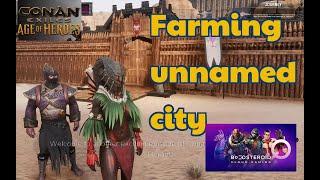 Conan Exiles  farming the unnamed city #Boosteroid #conanexiles