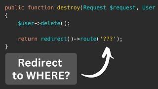 Laravel Pagination After Delete: Redirect to Which Page?