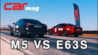 DRAG RACE: BMW M5 vs Mercedes-AMG E63 S