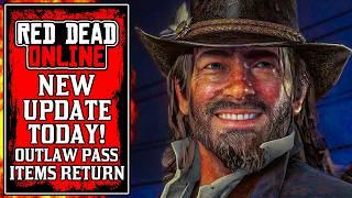 OUTLAW PASS ITEMS ARE BACK! Incredible News! The NEW Red Dead Online UPDATE Today! (RDR2)