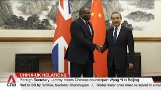 British Foreign Secretary David Lammy meets Chinese counterpart Wang Yi in Beijing