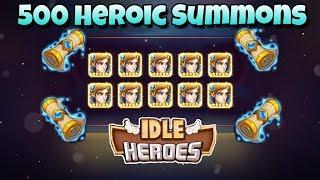 Idle Heroes - 500 Heroic Summons - Valentino Event