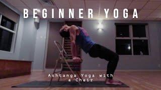 45 minute beginner chair yoga | Modified gentle Ashtanga Yoga