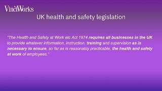 What are the health and safety training regulations in the UK?