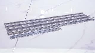 JECA DECOR R Shape Stainless Steel Tile Edging Trims For Wall Protection And Decoration