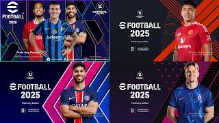 PES 2021 Menu eFootball 2025 CONCEPT V1.1 by PESNewupdate