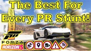 The BEST Car For Each PR Stunt in Forza Horizon 5! 2023 Edition!