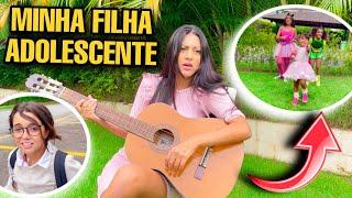 MINHA FILHA ADOLESCENTE! * ELA VIROU POPSTAR*  OLHA ISSO! (novelinha)